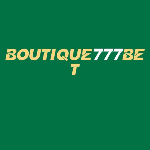 Logo da BOUTIQUE777BET